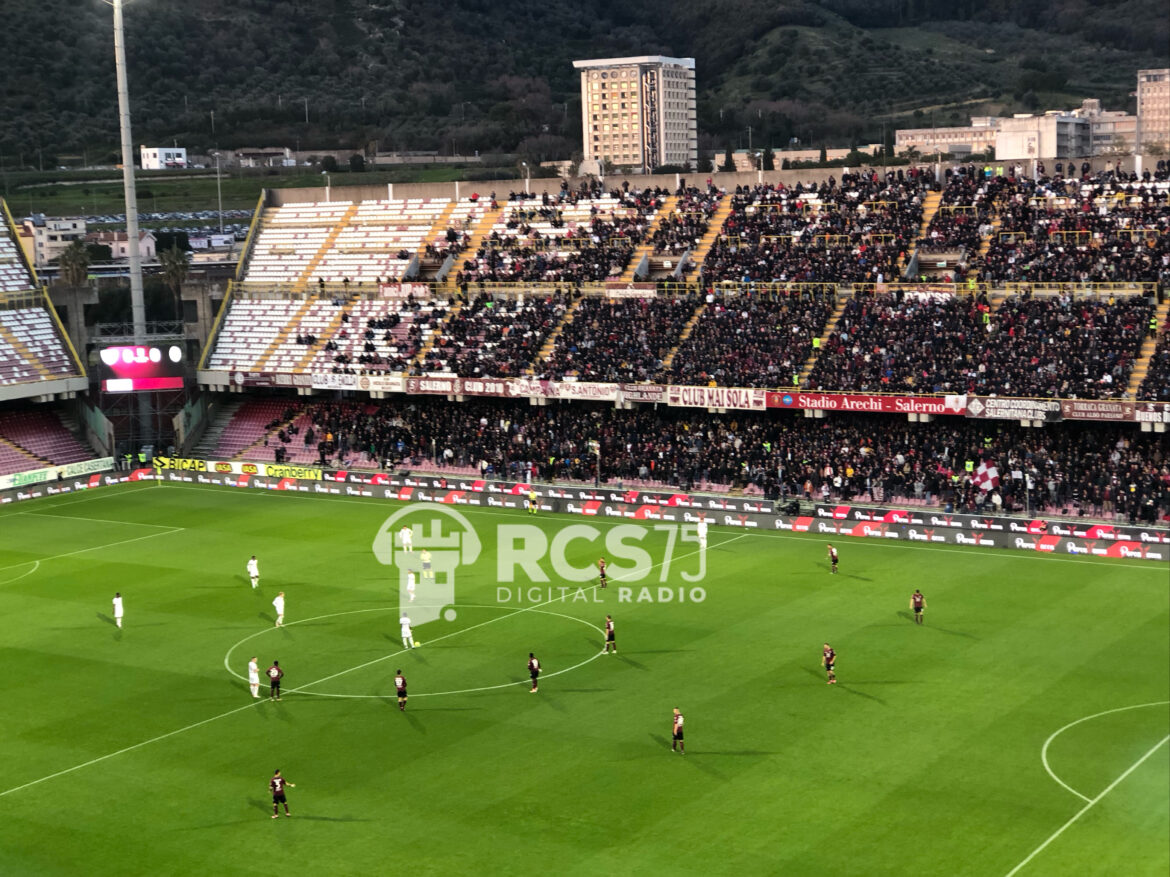 Finisce 22 tra Salernitana e Bologna un punto prima della sosta