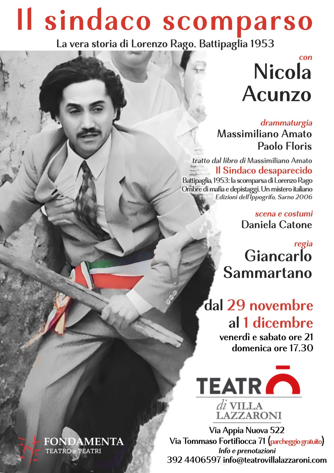 "Il sindaco scomparso" - locandina