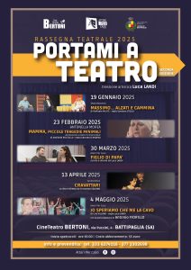 Cartellone teatrale II edizione rassegna Portami a Teatro_Attori per Caso