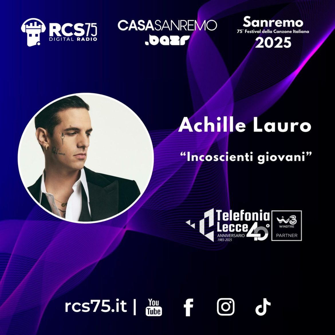 Achille Lauro "giovani Incoscienti" con Telefonia Lecce